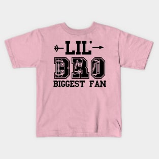 Lil bro biggest fan black Kids T-Shirt